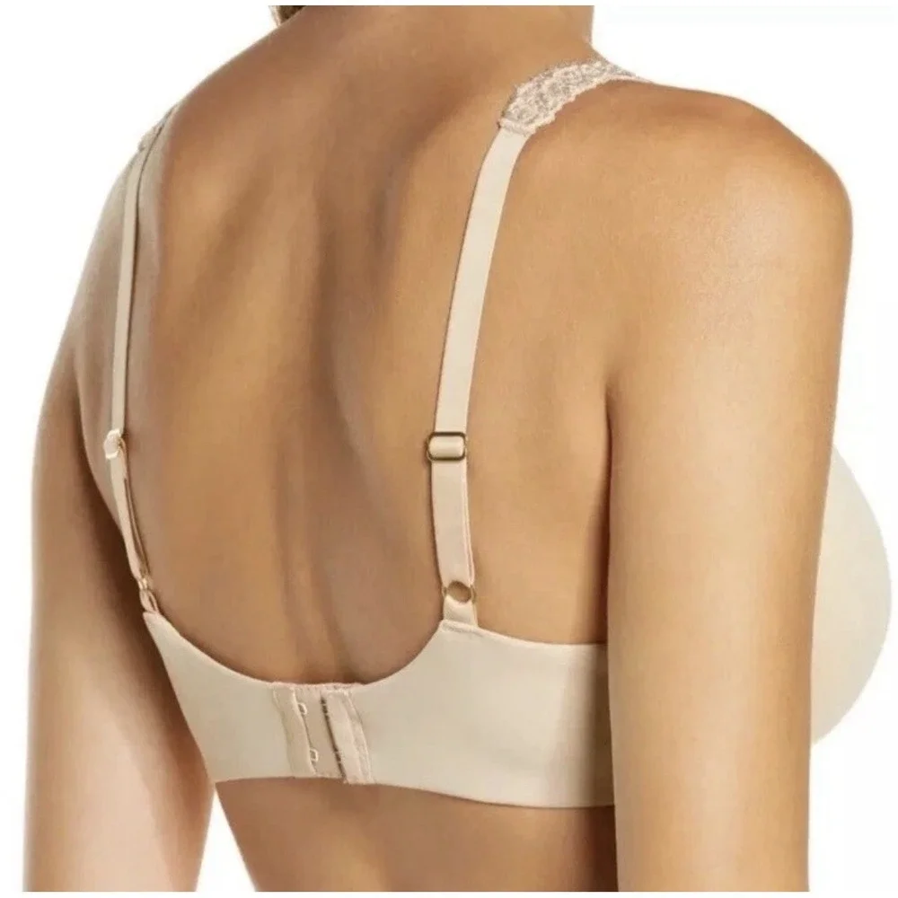 Natori Bra‎ 731080 Rose Dream Custom Coverage Underwire Nude US 34DDD UK 34E